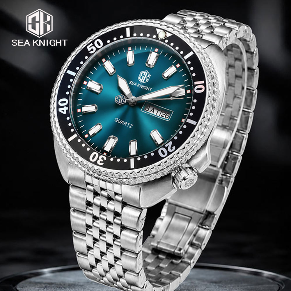 Smartwatch New Watches - SEA KNIGHT New Luxury Business Quartz