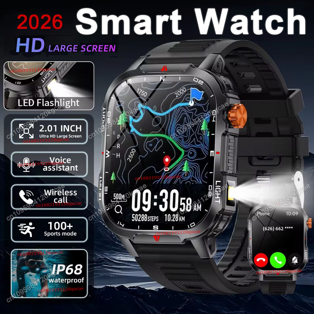 Smartwatch Watches For Women With Gps - 2026 New Rugged Military GPS Smart