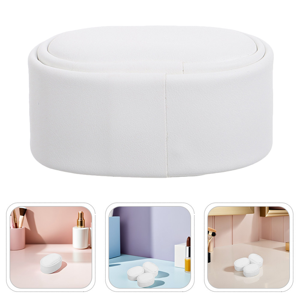 Watch Display Pillow - 4Pcs White PU Watch Pillow Cushion