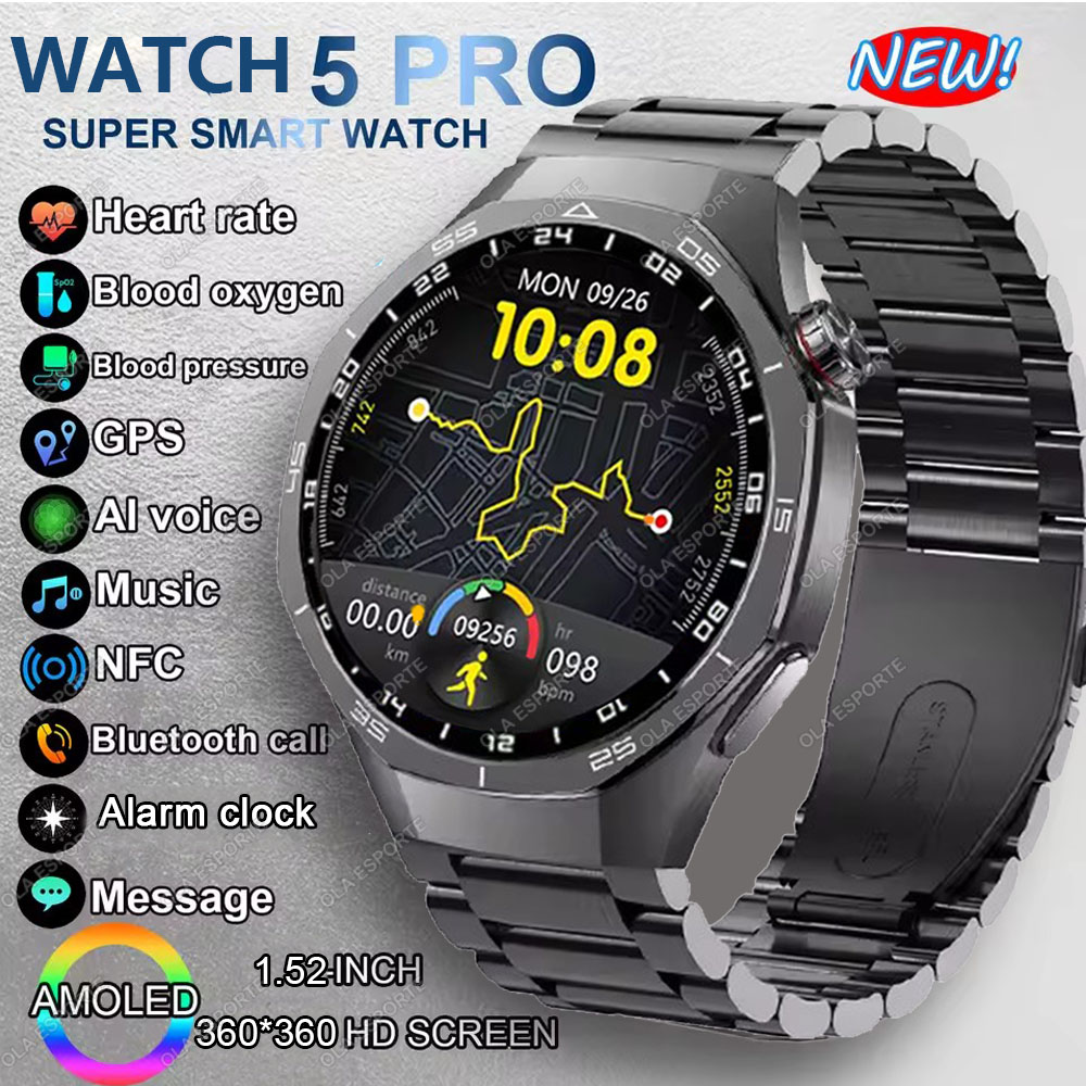 Smartwatch Watches For Women With Gps - New Watch 5 Pro Smart Watch
