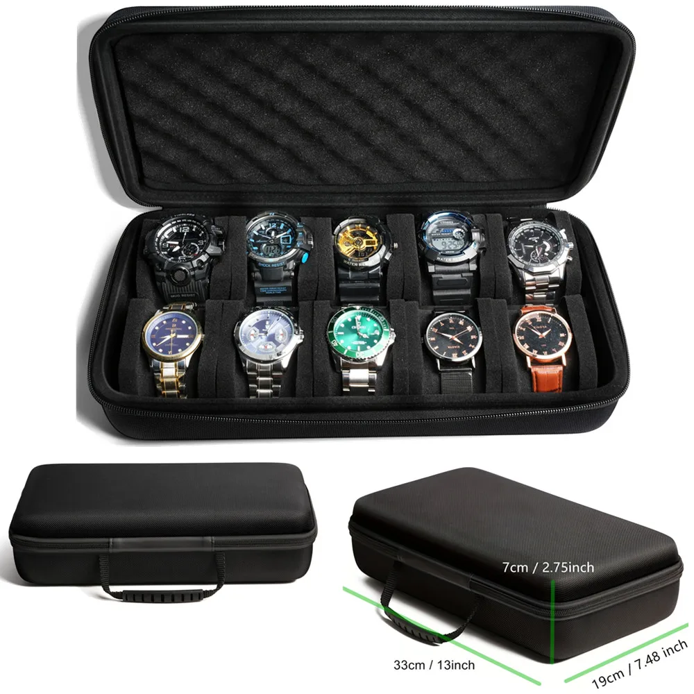 Tag Watches Smartwatch - 10 Slots Watch Box Organizer Portable