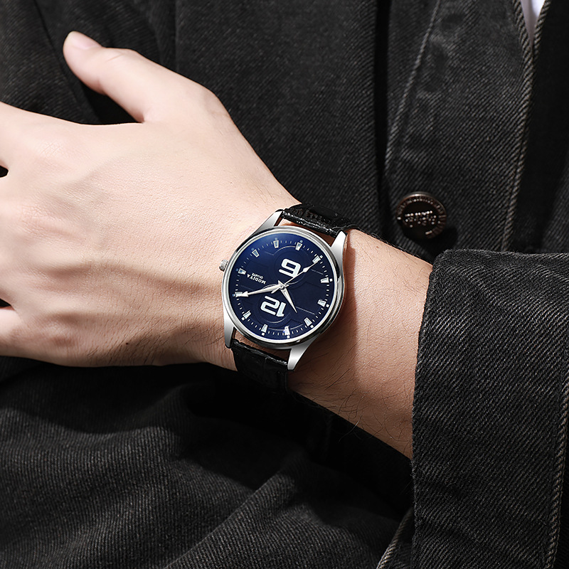 Luxury Men's Quartz Watch Blue - đánh giá và giá Smartwatch Watches Boys