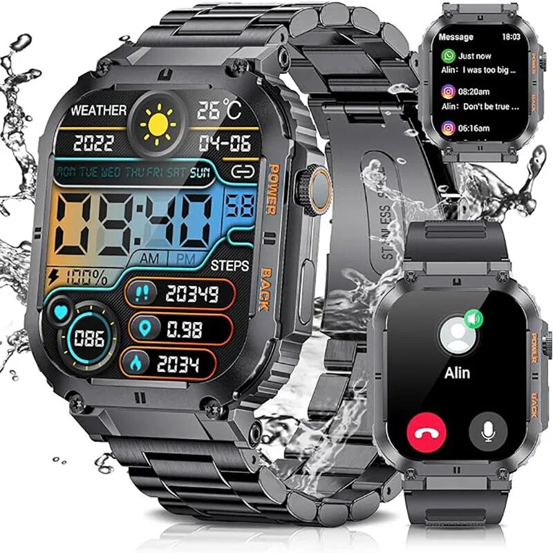 LIGE Outdoor Sports Fitness Sm - đánh giá và giá Smartwatch Watches With Bluetooth