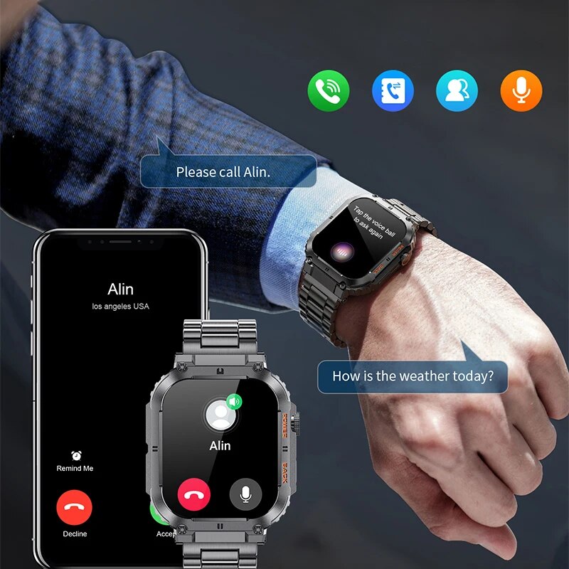 LIGE Outdoor Sports Fitness Sm - đánh giá và giá Smartwatch Watches With Bluetooth