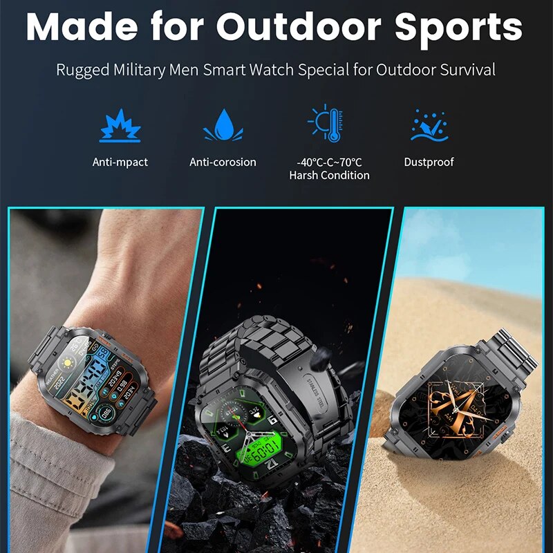 LIGE Outdoor Sports Fitness Sm - đánh giá và giá Smartwatch Watches With Bluetooth