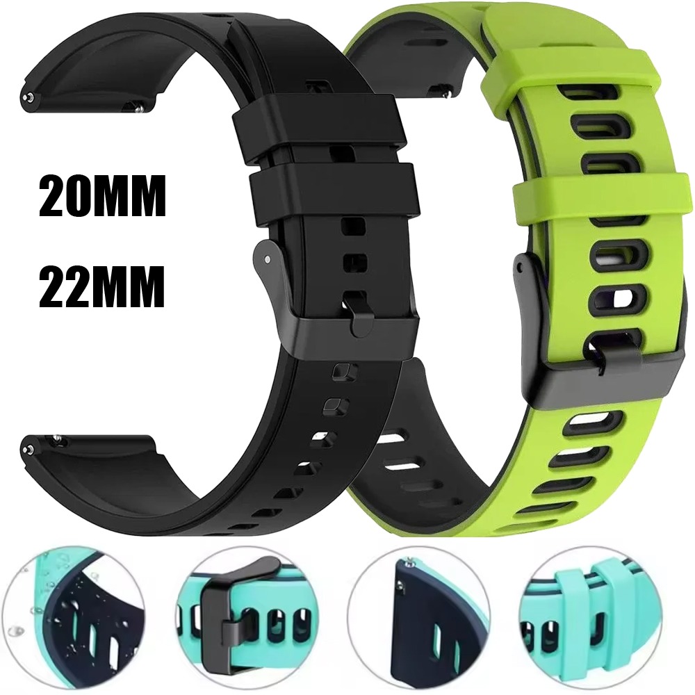 22mm 20mm Silicone Band for Xi - đánh giá và giá Watch S Realme