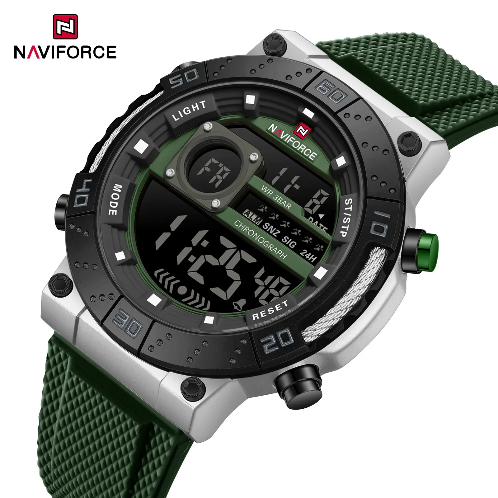 NAVIFORCE New LCD Digital Spor - đánh giá và giá Watch Display Pillow